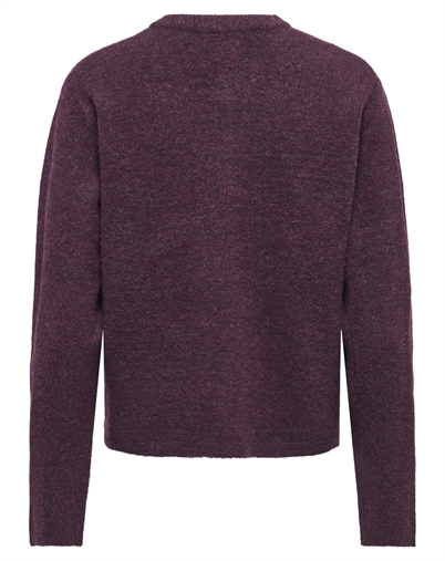 Only - ONLSimoni O-Neck Cardigan - Mauve Wine